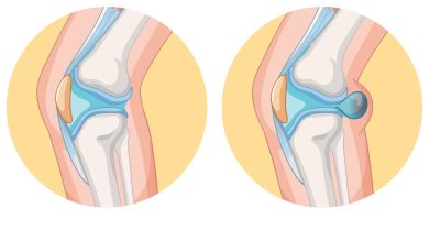 Sensação de joelho estufado. O que pode ser